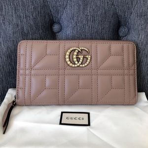 Gucci GG Marnont Zip Around Wallet